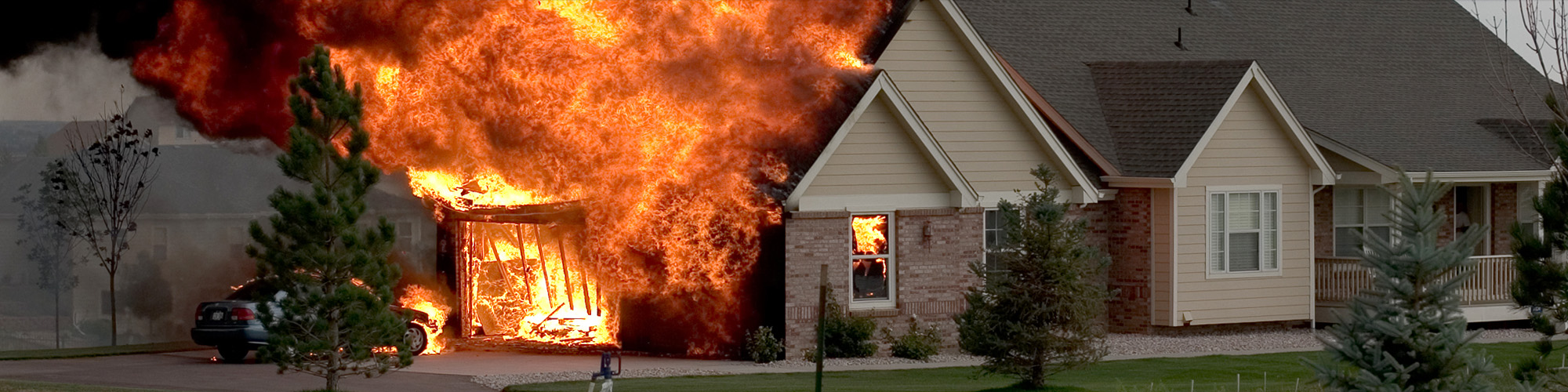 Fire Damaged House